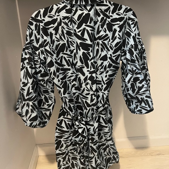 Veronica Beard Samy Printed Shirtdress, size 2 - Picture 2 of 5